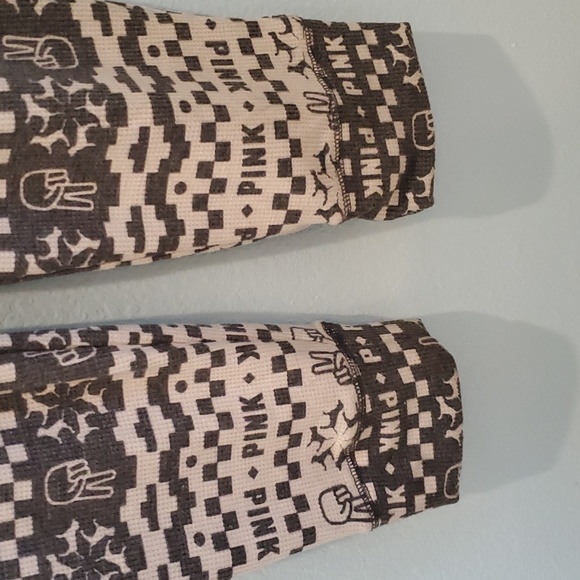 PINK Victoria's Secret Thermal Pajama Onesie sz XL - Picture 6 of 10